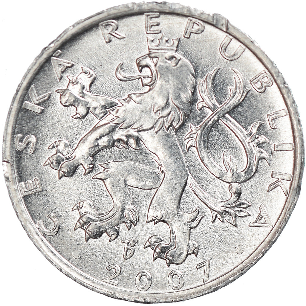 Moeda, República Checa, 50 Haleru, 2007, Jablonec nad Nisou, AU(55-58)