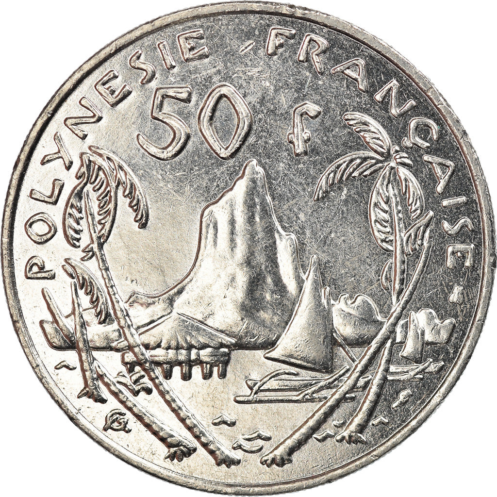Coin, French Polynesia, 50 Francs, 1998, Paris, EF(40-45), Nickel, KM:13