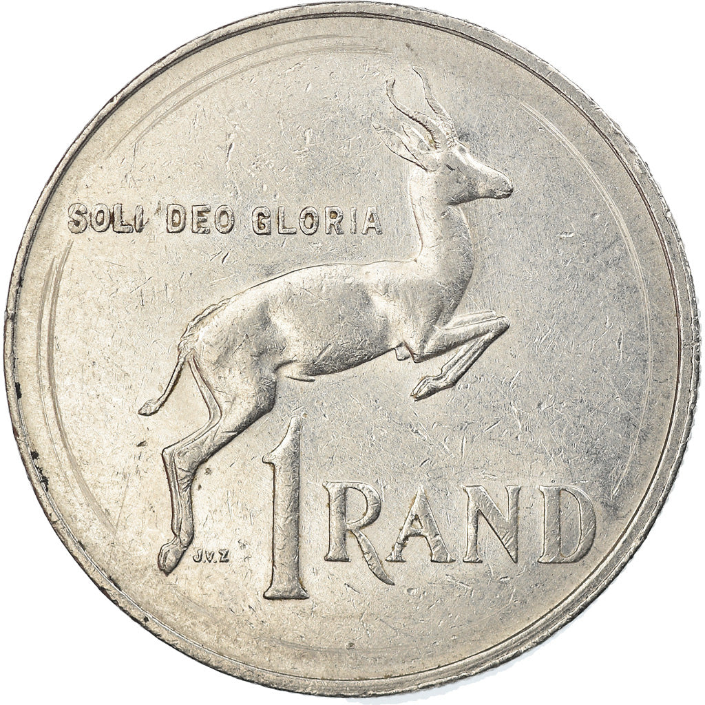 Coin, South Africa, Rand, 1988, EF(40-45), Nickel, KM:88a