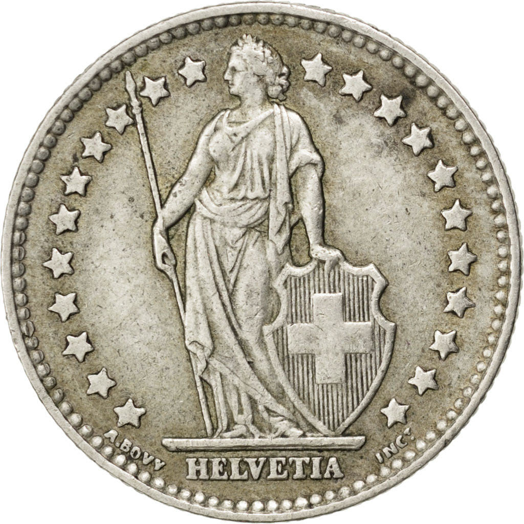 Münze, Schweiz, Franc, 1956, SS, Silber, KM:24