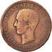 Coin, Greece, George I, 10 Lepta, 1869, Strassburg, VF(20-25), Copper, KM:43
