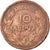 Münze, Griechenland, George I, 10 Lepta, 1870, Strassburg, S, Kupfer, KM:43