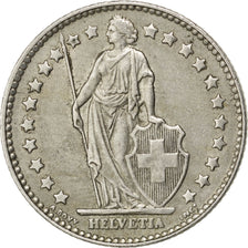 SWITZERLAND, Franc, 1962, KM #24, AU(50-53), Silver, 23.2, 4.99