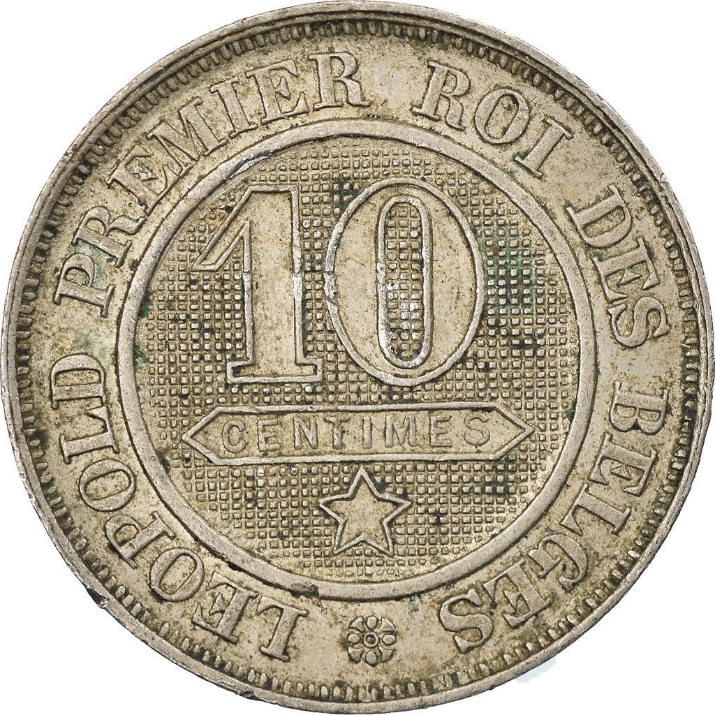 Coin, Belgium, Leopold I, 10 Centimes, 1864, EF(40-45), Copper-nickel, KM:22