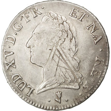 FRANCE, Écu de Béarn à la vieille tête, ECU, 1772, Pau, KM #555, VF(20-25), Silv