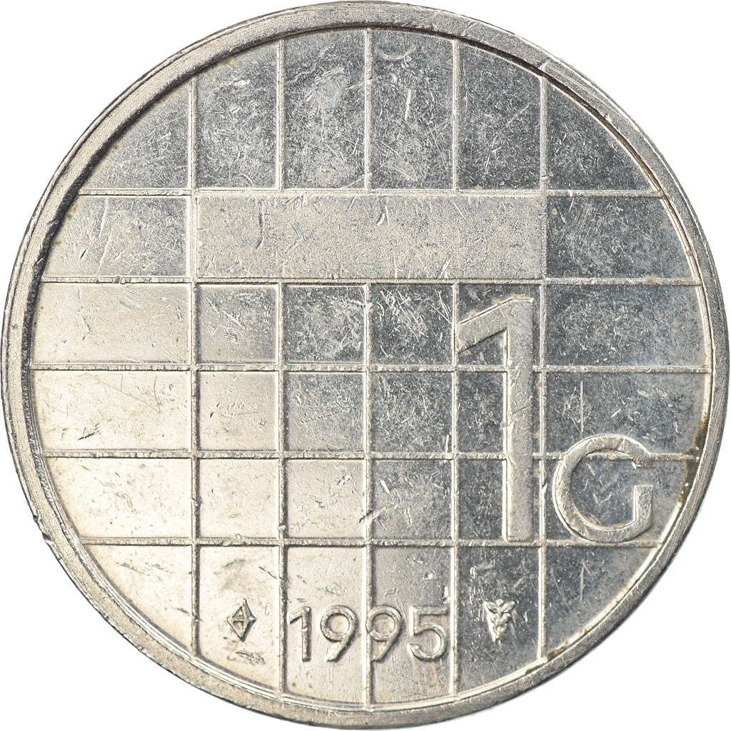 Munten, Nederland, Juliana, Gulden, 1995, ZF, Nickel, KM:184a