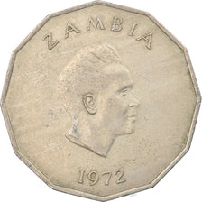 Coin, Zambia, 50 Ngwee, 1972, British Royal Mint, EF(40-45), Copper-nickel