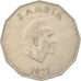 Coin, Zambia, 50 Ngwee, 1972, British Royal Mint, EF(40-45), Copper-nickel