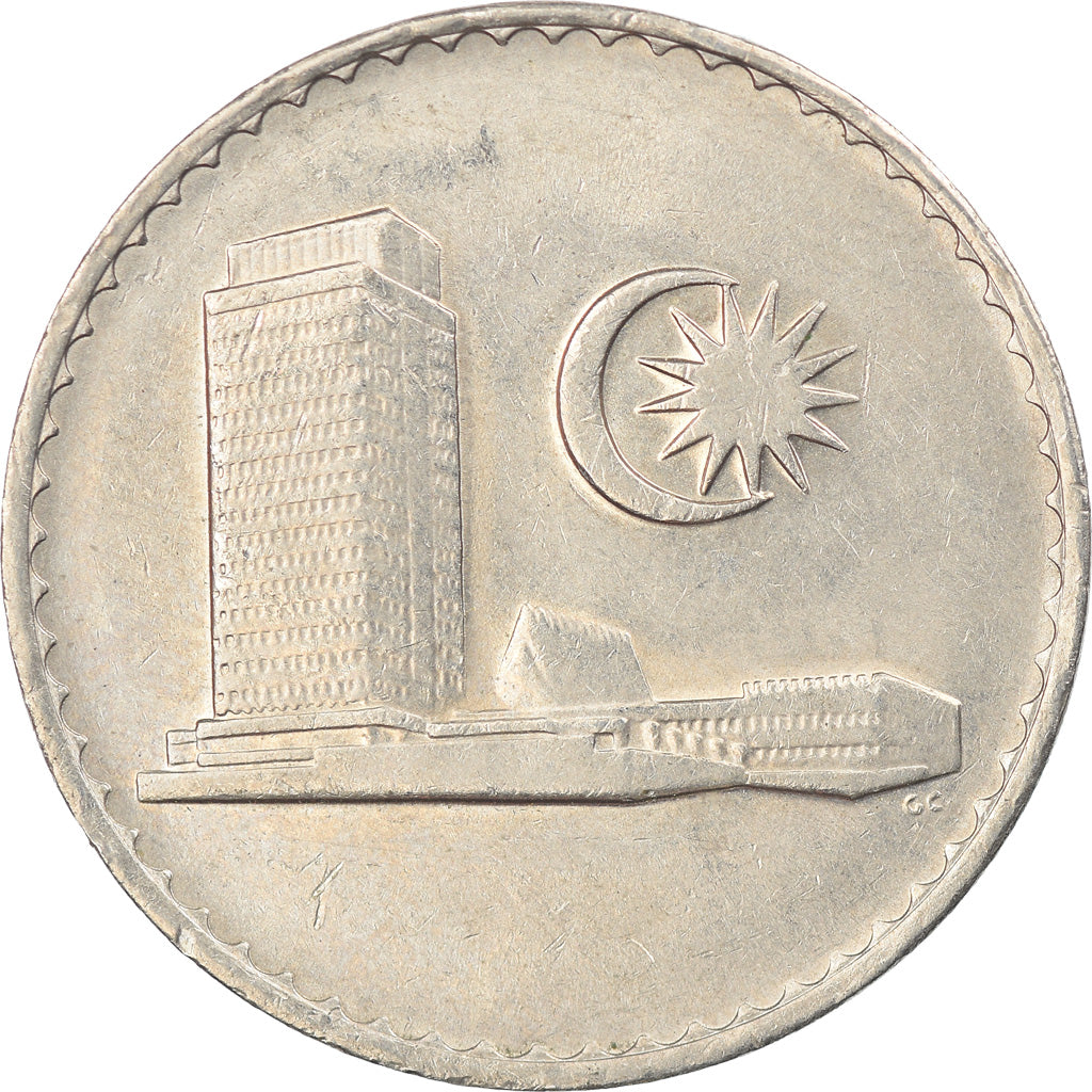 Moneta, Malezja, 50 Sen, 1987, Franklin Mint, EF(40-45), Miedź-Nikiel, KM:5.3