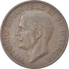 Coin, Italy, Vittorio Emanuele III, 10 Centesimi, 1936, Rome, EF(40-45), Bronze