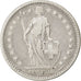 SWITZERLAND, 2 Francs, 1875, KM #21, VF(30-35), Silver, 27.4, 9.68