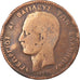 Coin, Greece, George I, 10 Lepta, 1882, VF(20-25), Copper, KM:55