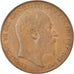 Coin, Great Britain, Edward VII, Penny, 1905, EF(40-45), Bronze, KM:794.2