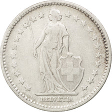 SWITZERLAND, 2 Francs, 1894, KM #21, VF(30-35), Silver, 27.4, 9.83