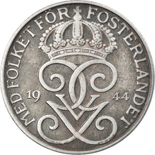 Coin, Sweden, Gustaf V, 5 Öre, 1944, EF(40-45), Iron, KM:812