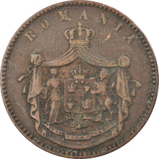 Coin, Romania, Carol I, 10 Bani, 1867, VF(30-35), Copper, KM:4.2