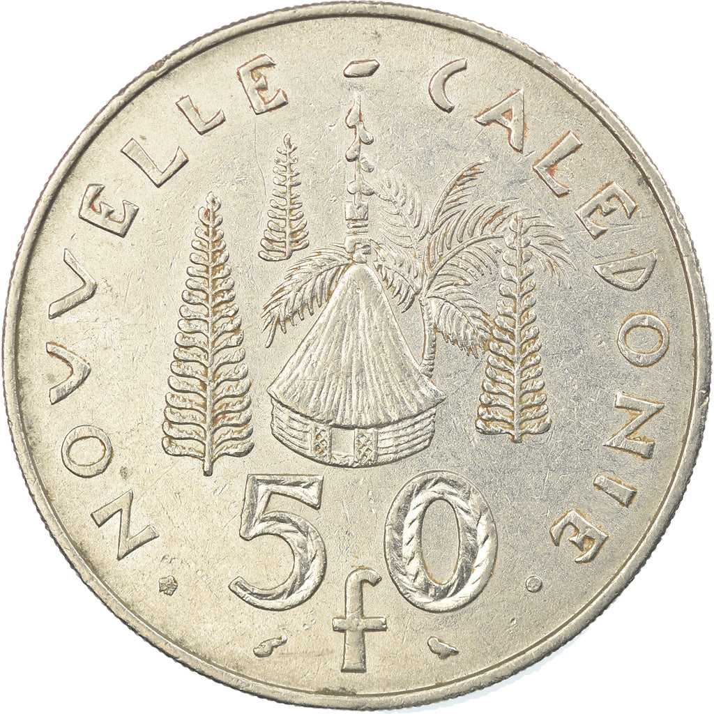 Coin, New Caledonia, 50 Francs, 1967, Paris, EF(40-45), Nickel, KM:7