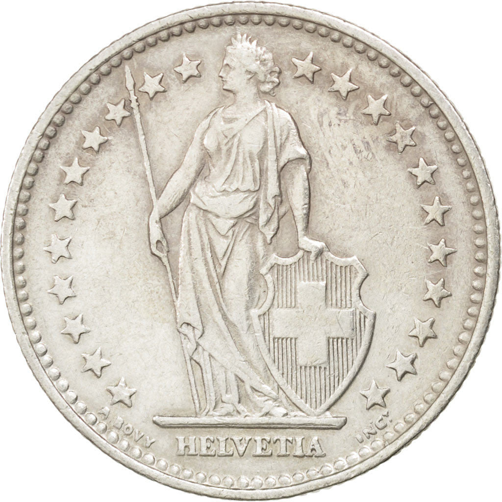 Monnaie, Suisse, 2 Francs, 1912, TTB, Argent, KM:21