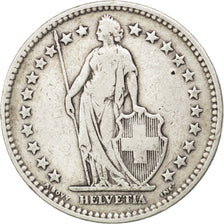 SWITZERLAND, 2 Francs, 1914, KM #21, VF(30-35), Silver, 27.4, 9.80