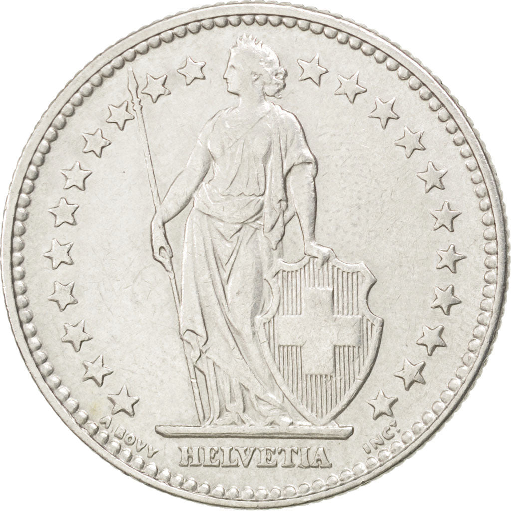 SWITZERLAND, 2 Francs, 1932, KM #21, EF(40-45), Silver, 27.4, 9.88