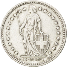 SWITZERLAND, 2 Francs, 1939, KM #21, EF(40-45), Silver, 27.4, 9.91
