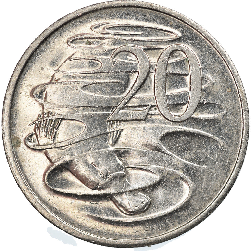 Coin, Australia, Elizabeth II, 20 Cents, 1998, EF(40-45), Copper-nickel, KM:82