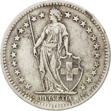 Münze, Schweiz, 2 Francs, 1944, SS, Silber, KM:21