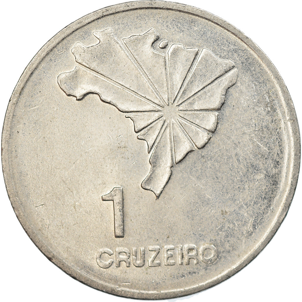 Moneta, Brazylia, Cruzeiro, 1972, EF(40-45), Nikiel, KM:582