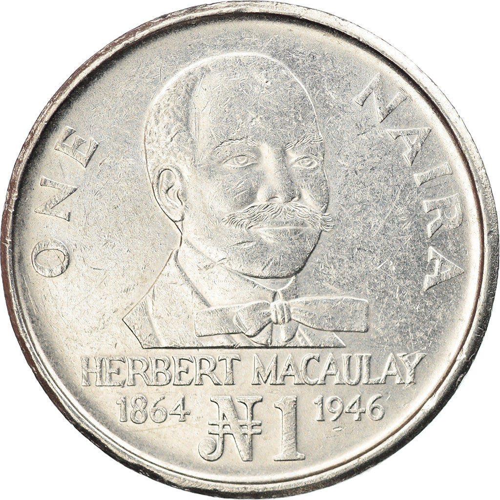 Moneda, Nigeria, Elizabeth II, Naira, 1993, MBC, Níquel chapado en acero, KM:14