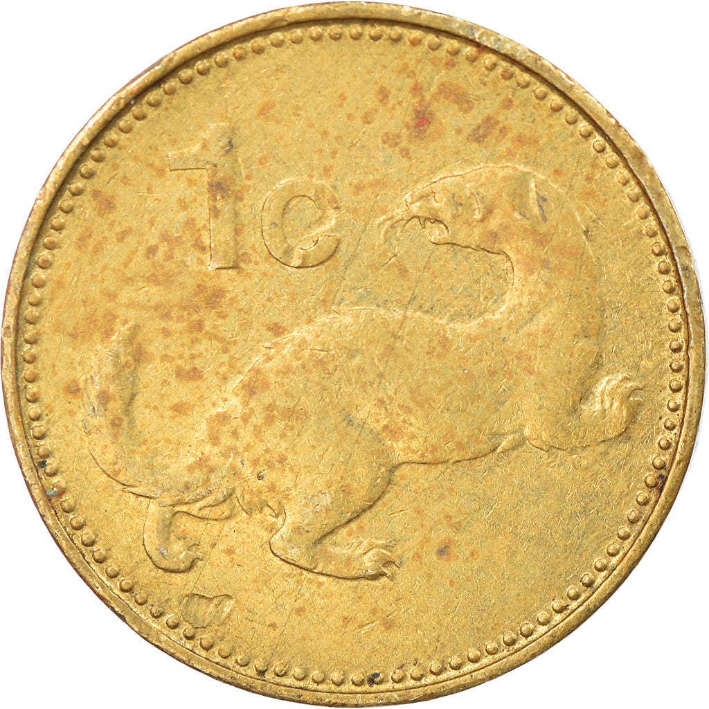 Moeda, Malta, Cent, 1995, Warsaw, EF(40-45), Níquel-Latão, KM:93