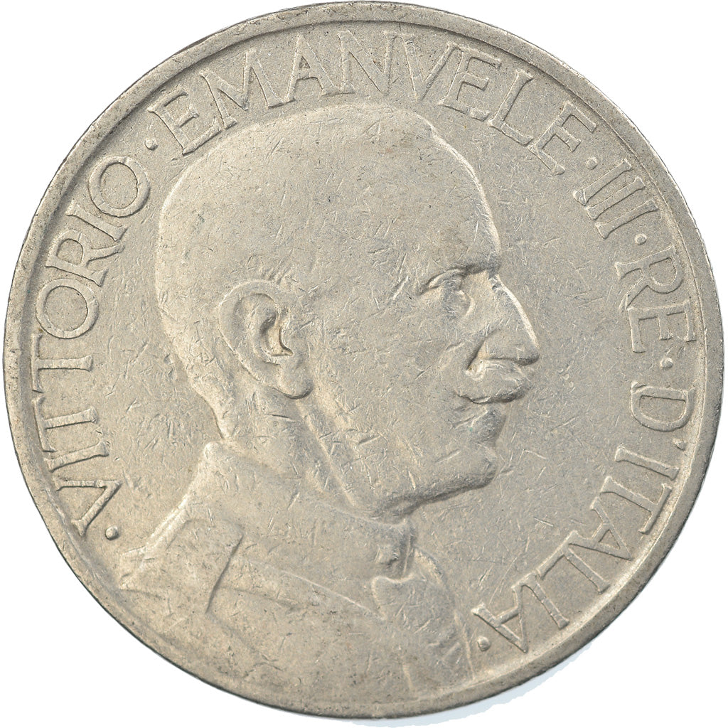 Coin, Italy, Vittorio Emanuele III, 2 Lire, 1925, Rome, EF(40-45), Nickel, KM:63