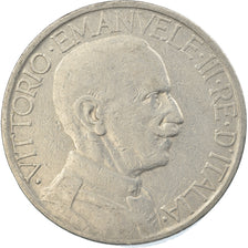 Coin, Italy, Vittorio Emanuele III, 2 Lire, 1925, Rome, EF(40-45), Nickel, KM:63