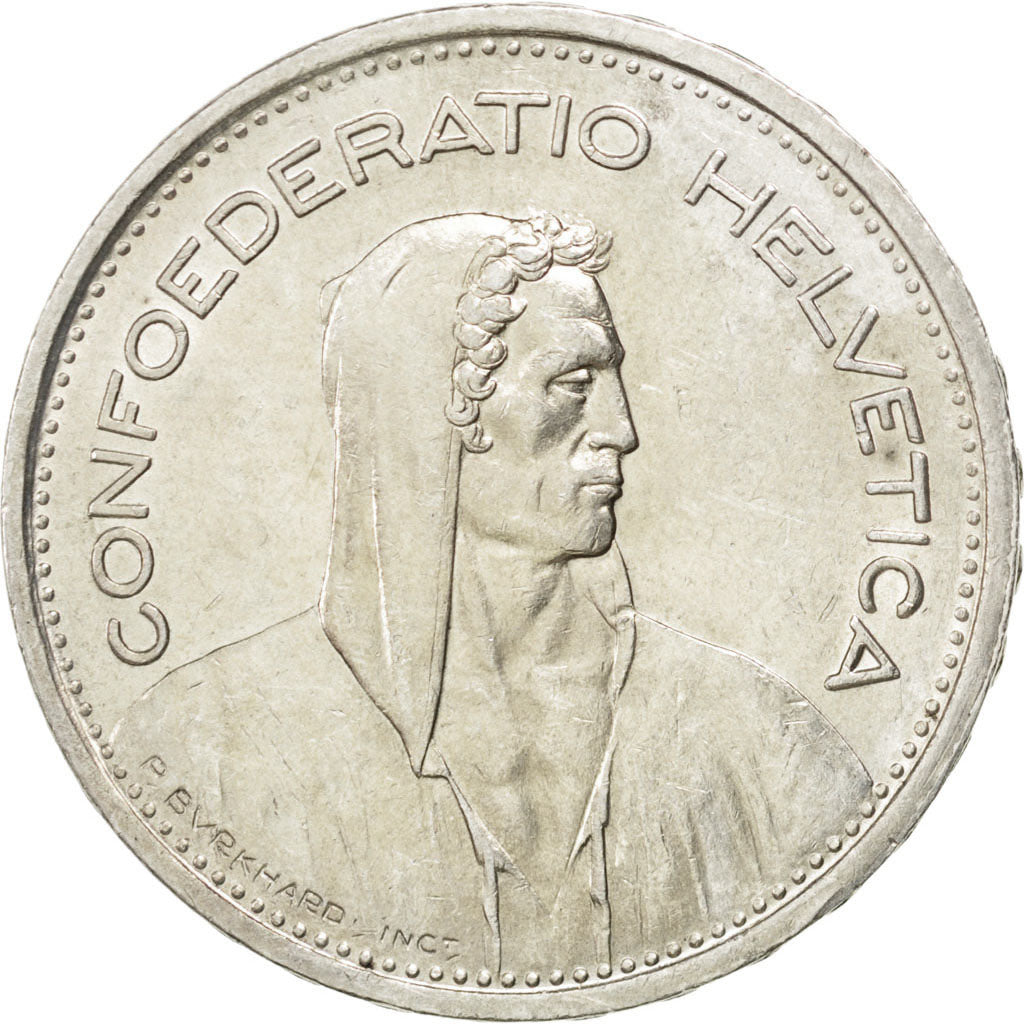 Suisse, 5 Francs, 1948 B, KM 40
