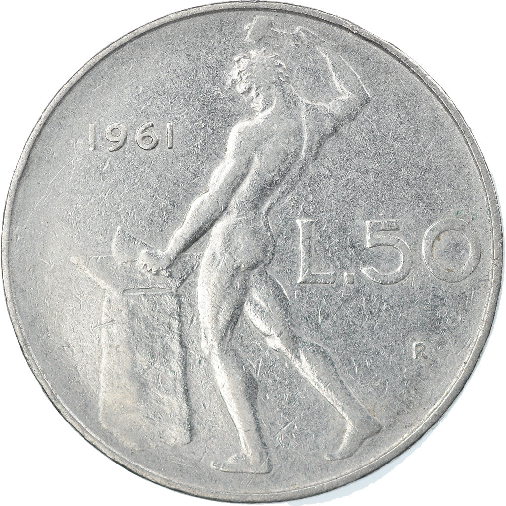 Coin, Italy, Vittorio Emanuele II, 5 Centesimi, 1961, Naples, EF(40-45), Copper