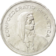 SWITZERLAND, 5 Francs, 1950, Bern, KM #40, AU(55-58), Silver, 31.45, 15.00