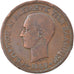 Coin, Greece, George I, 10 Lepta, 1869, Strassburg, VF(20-25), Copper, KM:43