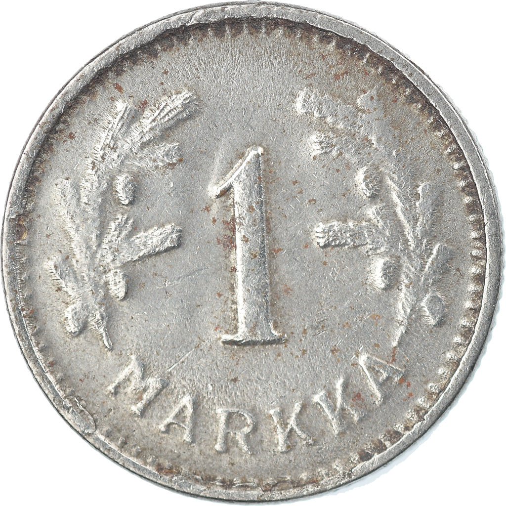 Coin, Finland, Markka, 1943, EF(40-45), Iron, KM:30b