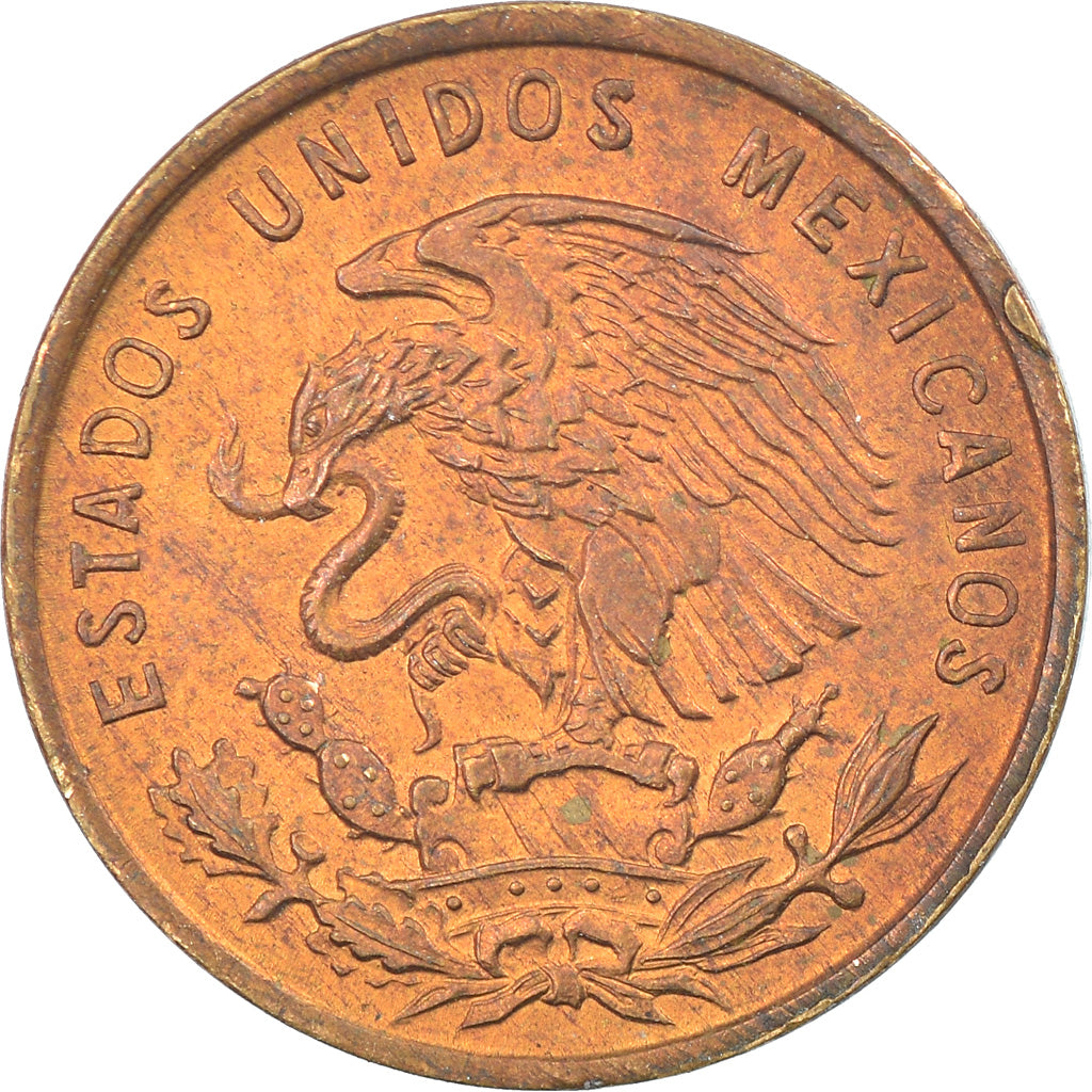 Coin, Mexico, Centavo, 1952, Mexico City, EF(40-45), Brass, KM:417