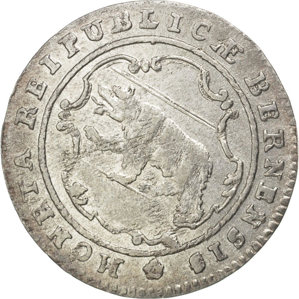 SWISS CANTONS, 1/2 Batzen, 1788, KM #91, EF(40-45), Billon, 23, 1.56