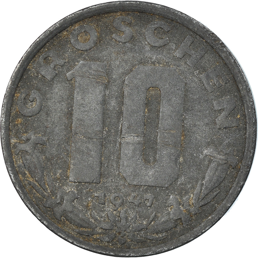 Coin, Austria, 10 Groschen, 1947, VF(30-35), Zinc, KM:2874
