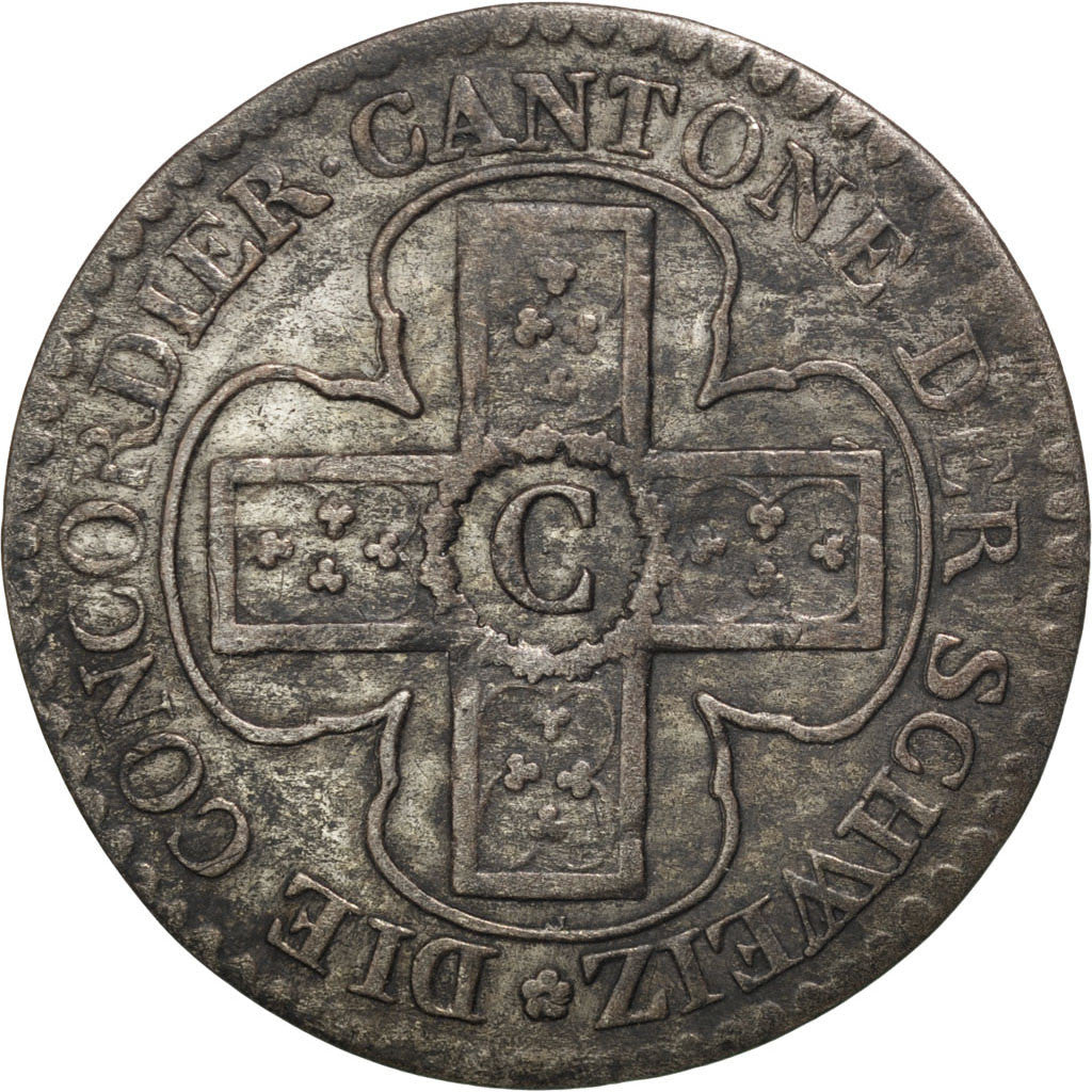 Coin, SWISS CANTONS, BERN, Batzen, 1826, EF(40-45), Billon, KM:194.1