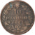 Coin, Italy, Vittorio Emanuele II, 10 Centesimi, 1867, Naples, F(12-15), Copper