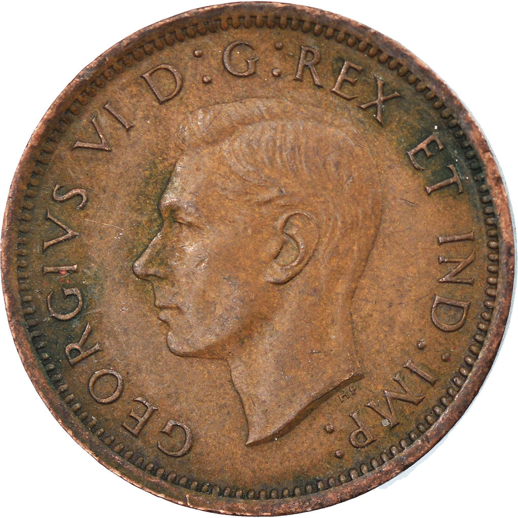 Coin, Canada, George VI, Cent, 1939, Royal Canadian Mint, Ottawa, EF(40-45)