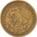 Coin, Mexico, 5 Centavos, 1957, Mexico City, EF(40-45), Brass, KM:426