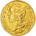 FRANCE, Double Louis d'or, 1745, Paris, KM #519.1, AU(50-53), Gold, Gadoury...