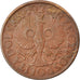 Coin, Poland, 2 Grosze, 1928, Warsaw, EF(40-45), Bronze, KM:9a