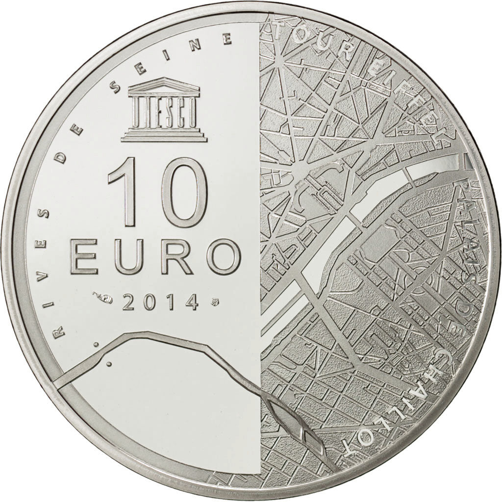 Münze, Frankreich, 10 Euro, 2014, STGL, Silber