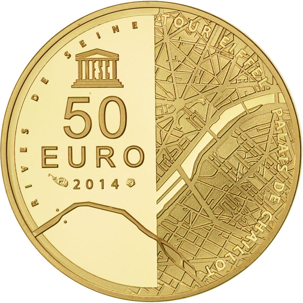 Coin, France, 50 Euro, 2014, MS(65-70), Gold