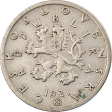 Coin, Czechoslovakia, 50 Haleru, 1921, EF(40-45), Copper-nickel, KM:2