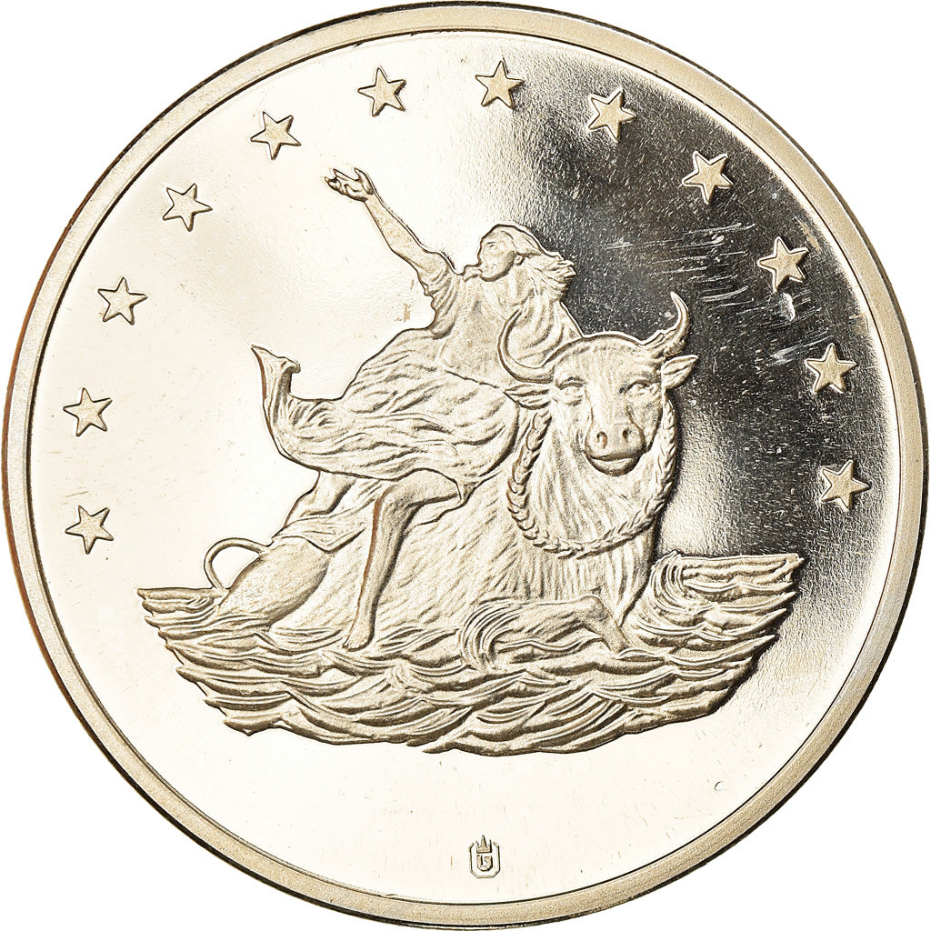 France, Médaille, 10 Euro Europa, Politics, Society, War, 1997, SPL+, Cuivre